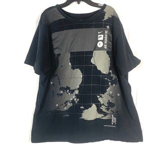 Nike Air Huarache Black T Shirt Athletic Cut